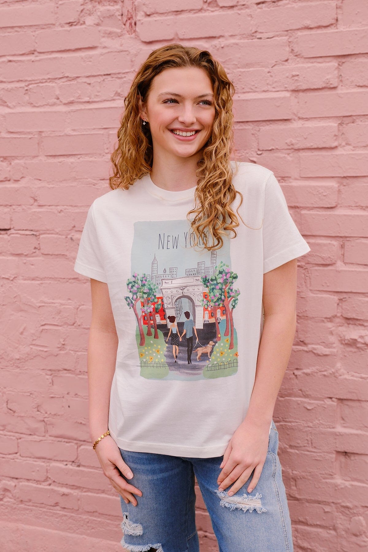 Washington Square Park Graphic T-Shirt t-shirt mure + grand 