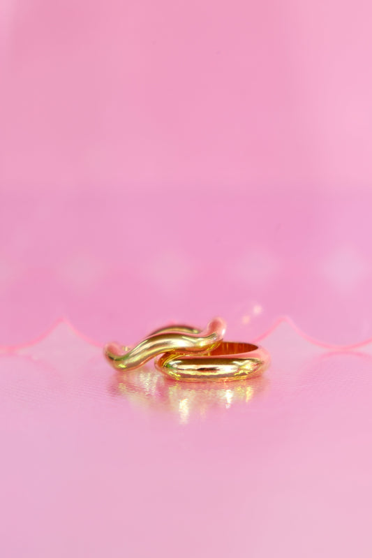 Wave Stacking Ring Rings mure + grand 
