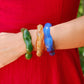 Wavy Acrylic Resin Bracelet Bracelet mure + grand 