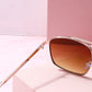 West Palm Metal Frame Aviator Sunglasses Sunglasses mure + grand 