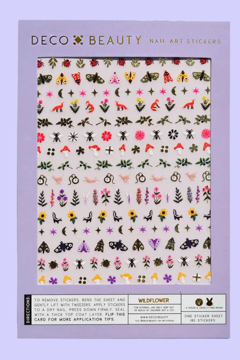 Wildflower Nail Art Stickers Nail Art Deco 