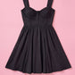 Willow Corset Mini Dress Clothing Mure + Grand Black XS 