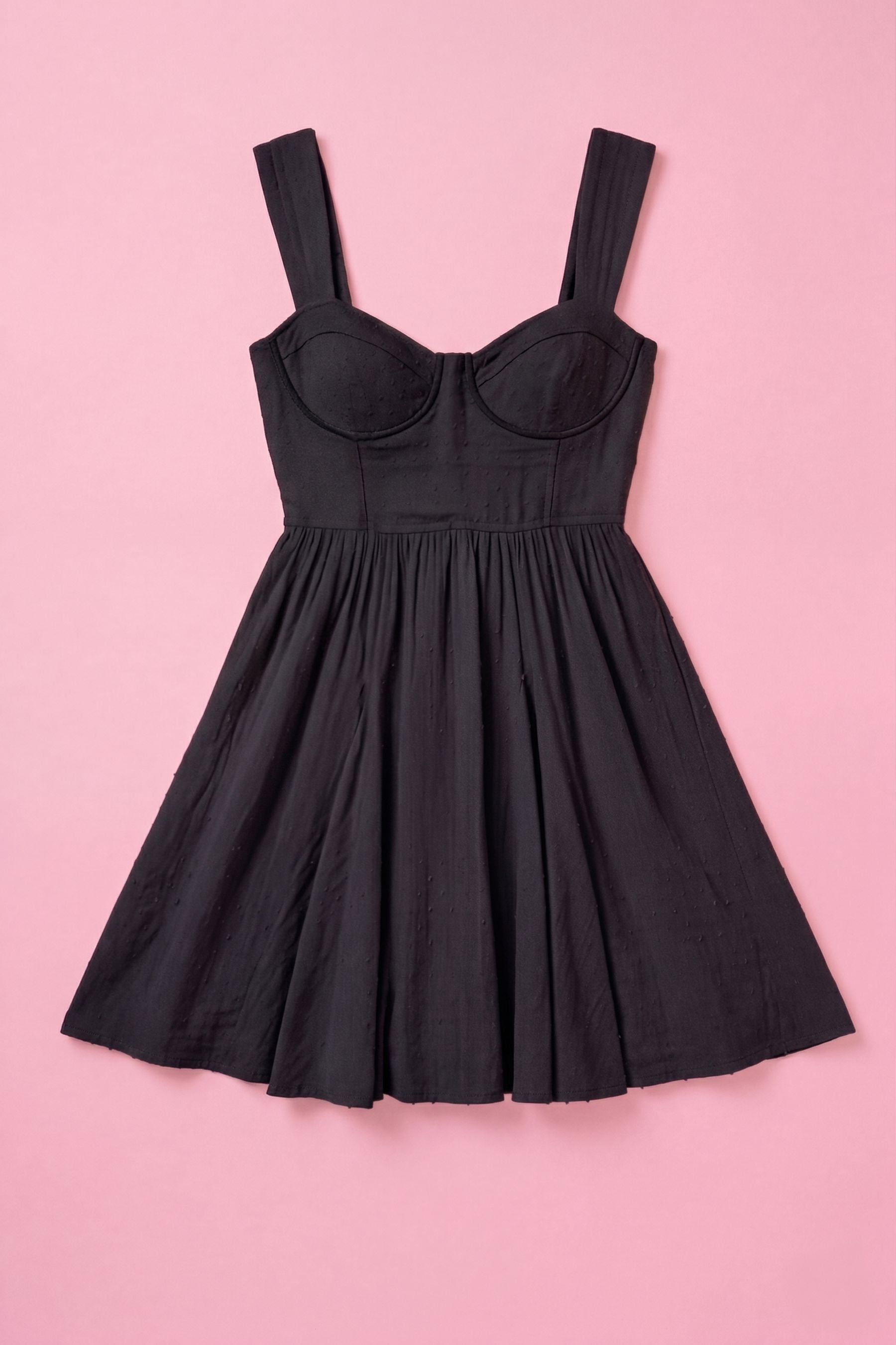 Willow Corset Mini Dress Clothing Mure + Grand Black XS 