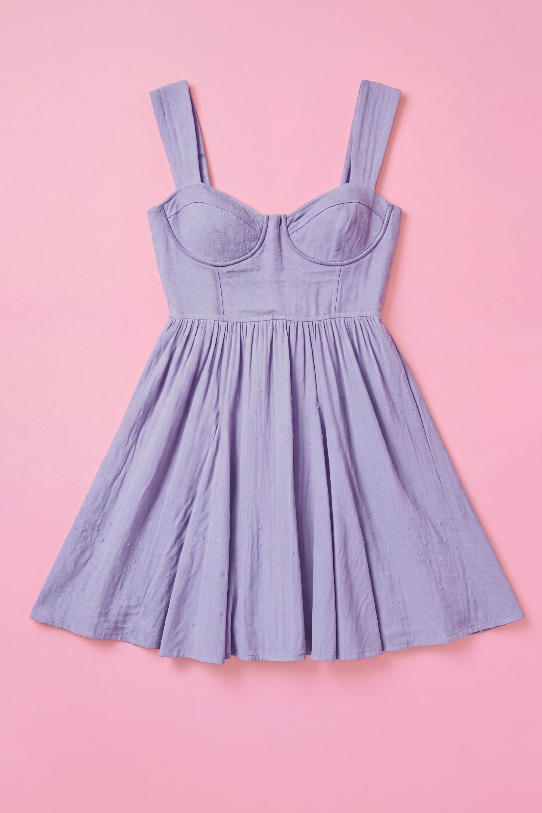 Willow Corset Mini Dress Clothing Mure + Grand Lavender XS 