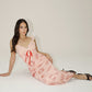 Wisteria Lace Trim and Front Tie Detail Maxi Dress Clothing Bailey Rose 