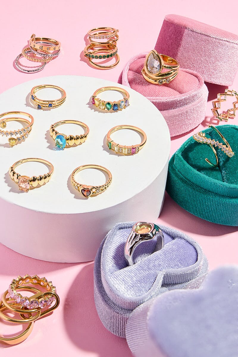 Yellow Topaz Stacking Ring Rings mure + grand 