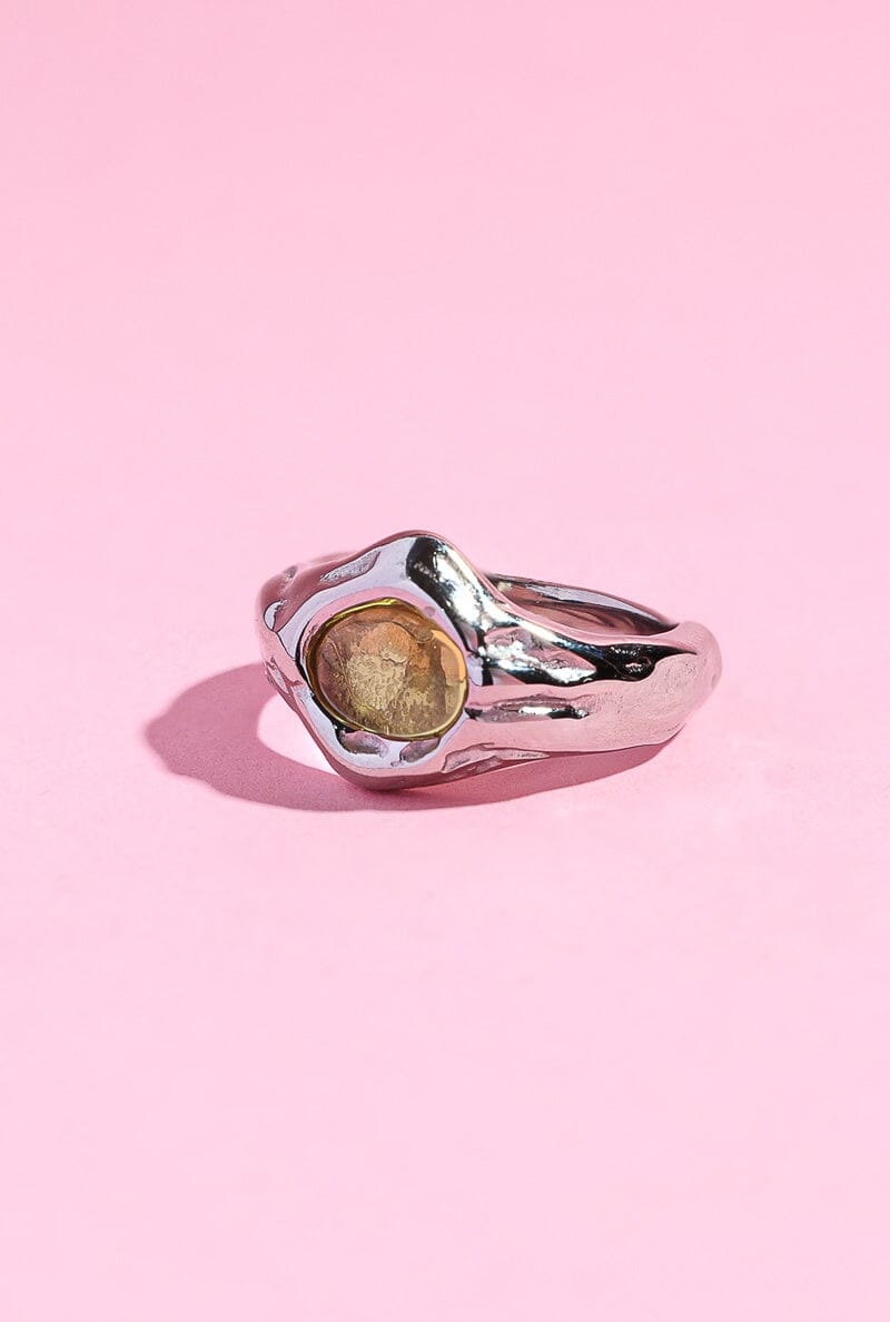 Yellow Topaz Stacking Ring Rings mure + grand 