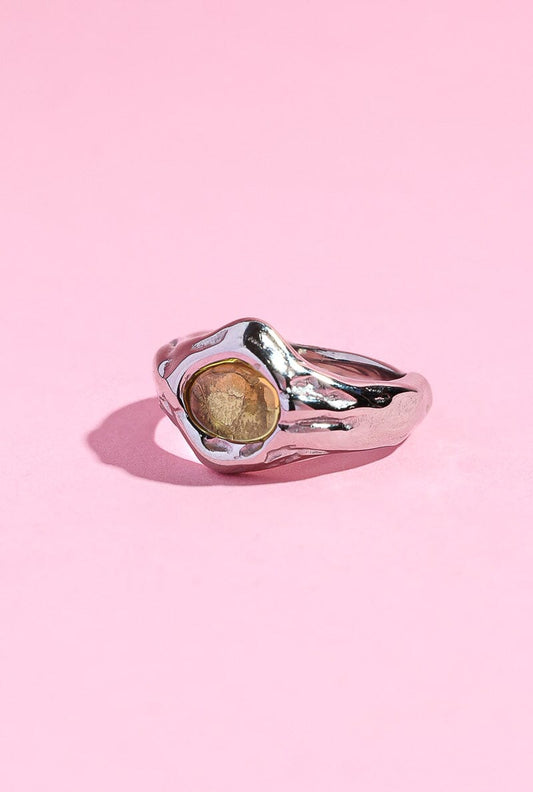 Yellow Topaz Stacking Ring Rings mure + grand 