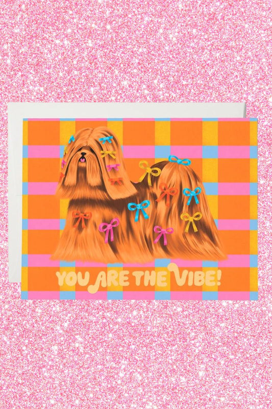 You Are the Vibe Greeting Card Greeting & Note Cards Red Cap Cards 