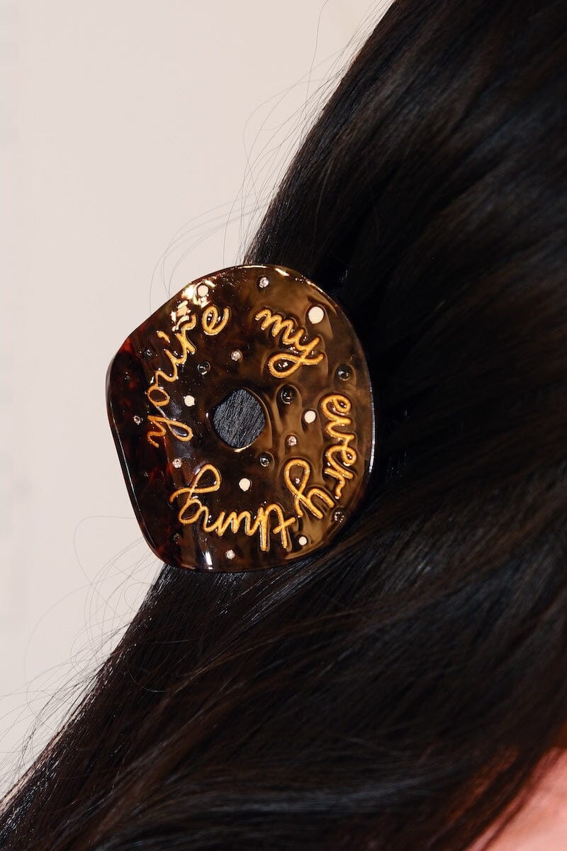 You’re My Everything Bagel Claw Clip Hair Accessory mure + grand 