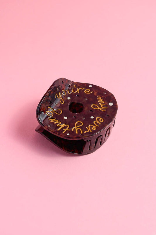 You’re My Everything Bagel Claw Clip Hair Accessory mure + grand 