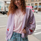 You're the Cherry on Top Puff Cardigan Sweater mure + grand 