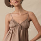 Yuna Sweetheart Front & Back Tie Top Clothing Sky to Moon 