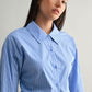 Yusra Back-Tie Detail Long Sleeve Shirt Clothing Luvée 