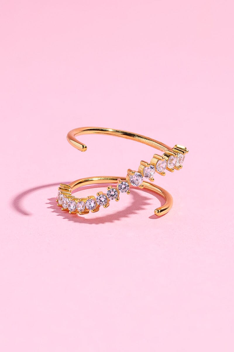 Z-Luxe Diamond Band Sterling Silver Ring Ring mure + grand 