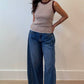 Zena Mid Rise Horseshoe Denim Pants Clothing Et Clet 