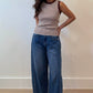 Zena Mid Rise Horseshoe Denim Pants Clothing Et Clet 