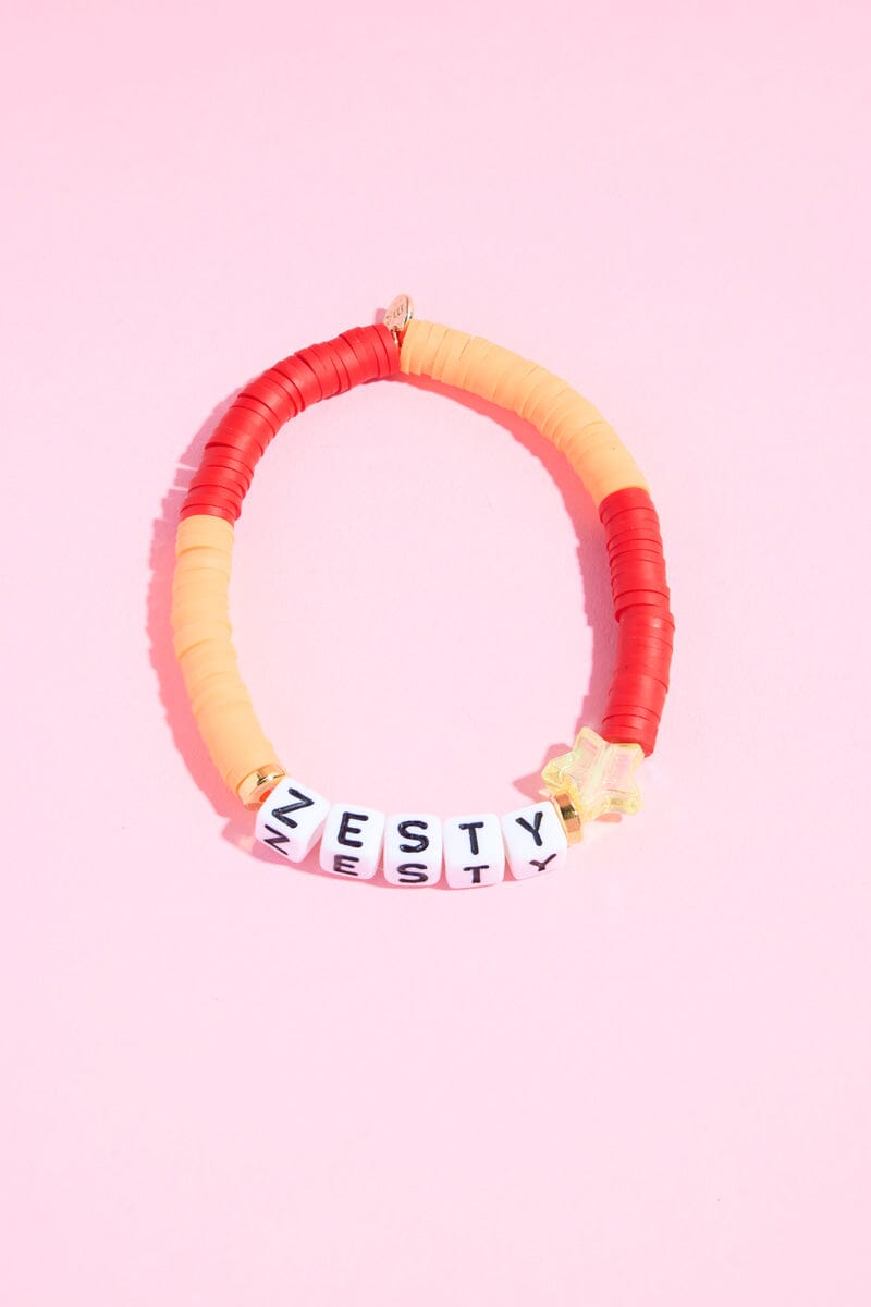 Zesty Inspirational Beaded BraceletMure + Grand