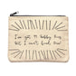 99 Bobby Pins Canvas Pouch, Inspirational Canvas Pouch - Mulberry & Grand