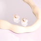 Acrylic Daisy Charm Dangle Earrings Earrings mure + grand White 