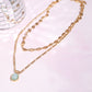 Athena Turquoise Chain Necklace Necklaces mure + grand 