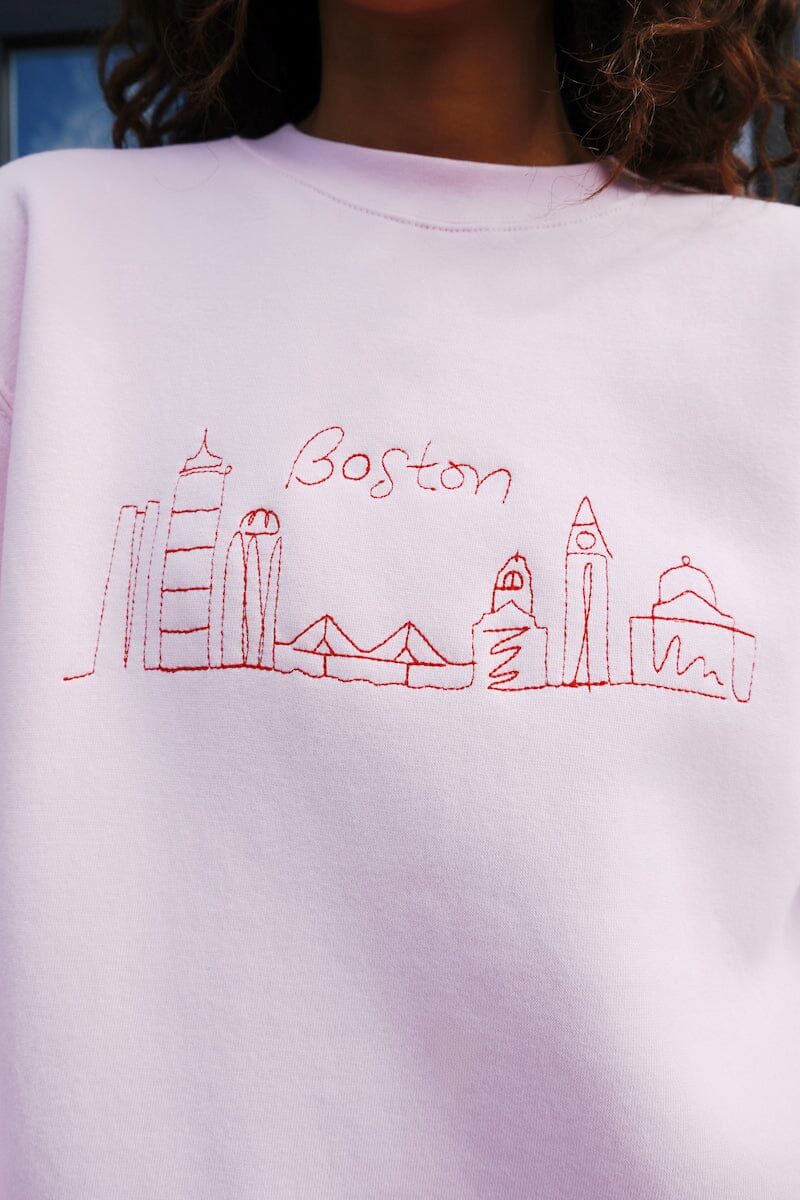 Boston Skyline Sweatshirt mure + grand 