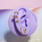 Butterfly Crystal Sterling Silver Earring Set Earrings Mulberry & Grand 