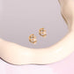 Butterfly Sterling Silver Charm Huggie Earrings Earring mure + grand Gold 