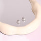 Butterfly Sterling Silver Charm Huggie Earrings Earring mure + grand Silver 
