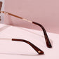 Butterfly Wings Rimless Sunglasses Sunglasses mure + grand 