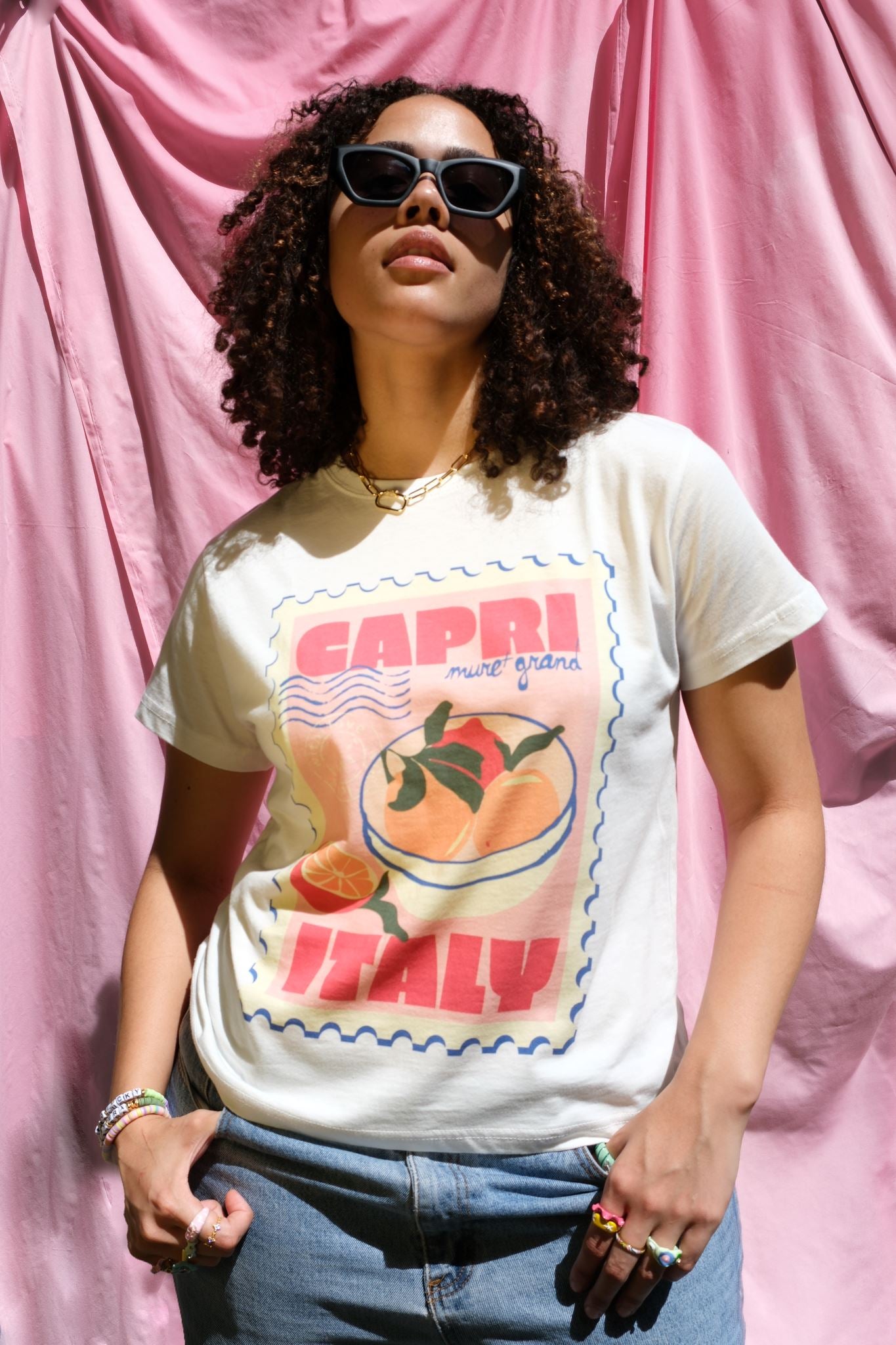 Capri Italy Graphic T-Shirt t-shirt mure + grand 