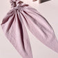 Cascading Bow Scarf Scrunchie Hair Accessory Mulberry & Grand Cotton Candy 