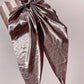 Cascading Satin Bow Scarf Scrunchie Hair Accessory Mulberry & Grand Satin Sheets 