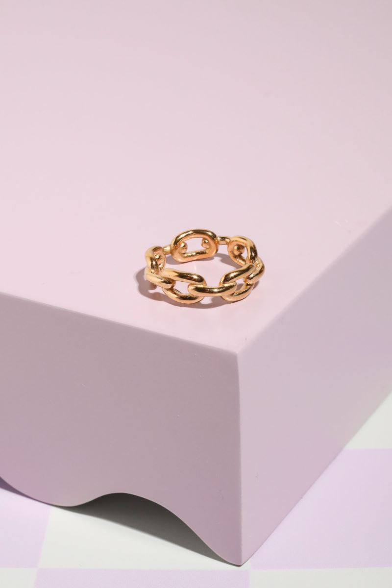 Chain Link Stacking Ring Rings Mure + Grand 