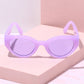 Chase The Sun Round Frame Sunglasses Sunglasses Mure + Grand Lavender 