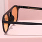 Checked In Round Frame Sunglasses Sunglasses Mure + Grand 
