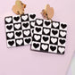 Checkered Heart Earrings Earrings Mure + Grand 