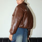 Chocolate Puffer Jacket Clothing Bailey Rose 