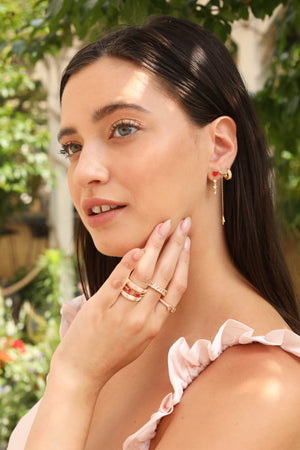 Cloud + Bolt Sterling Silver Drop Earrings