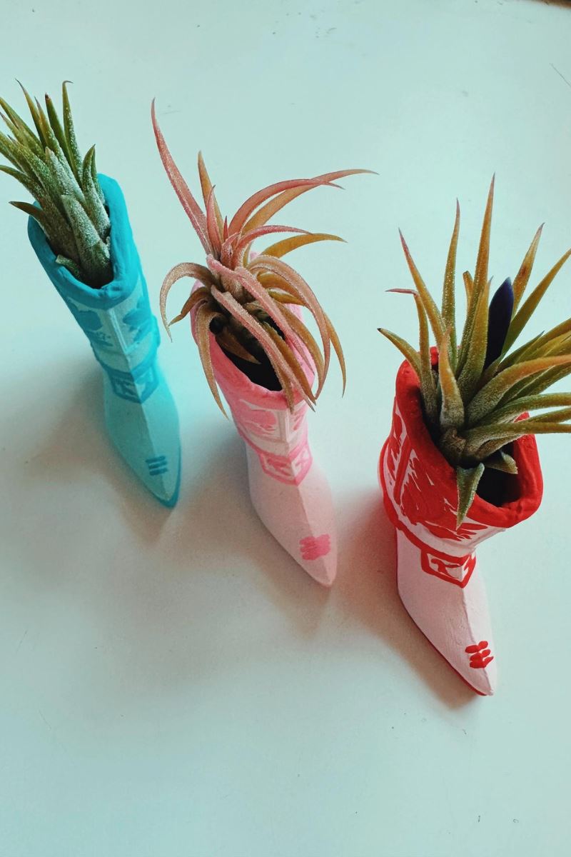Cowboy Boot Succulents Home Decor O'Berry's Succulents 