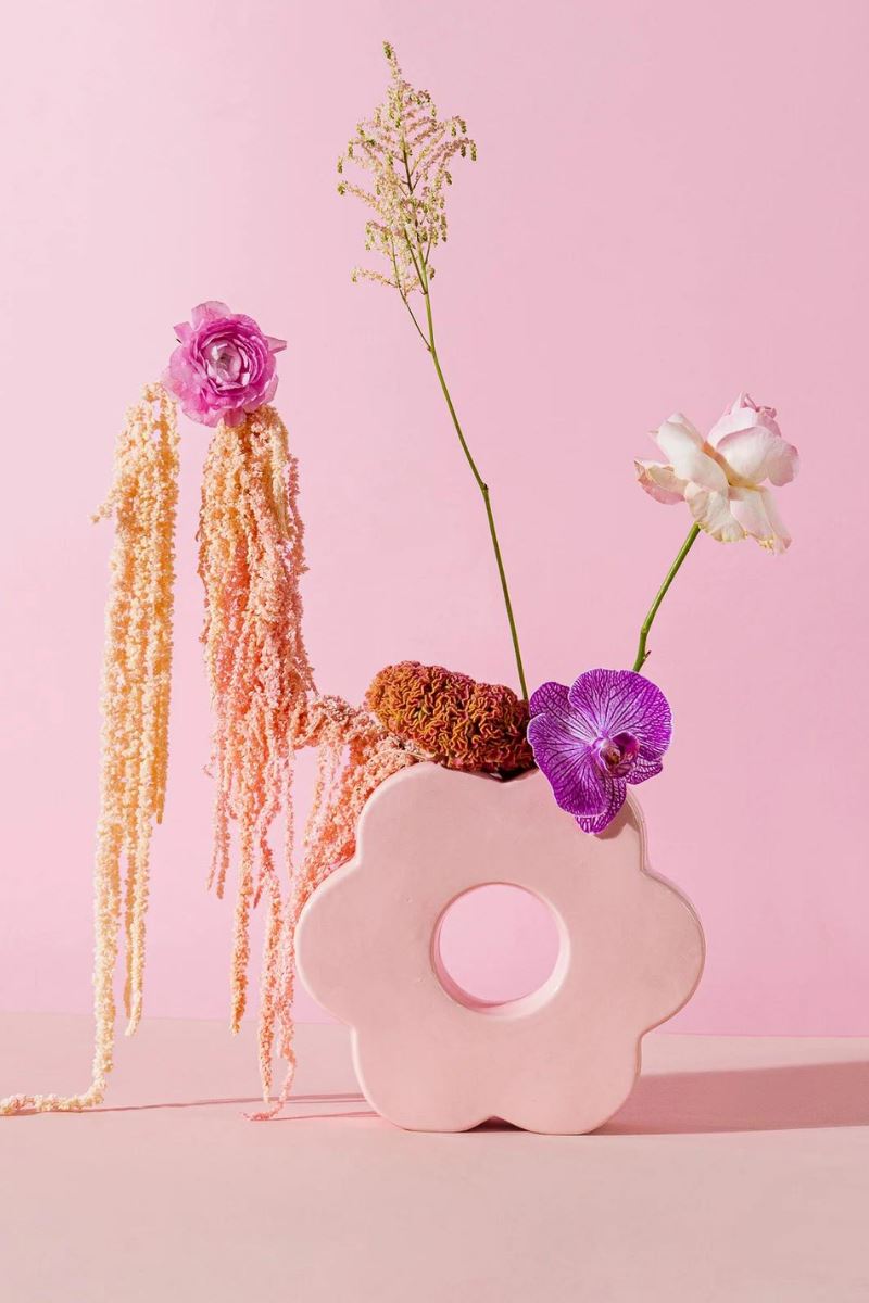 Daisy Vase Home Decor DOIY Designs Pink 