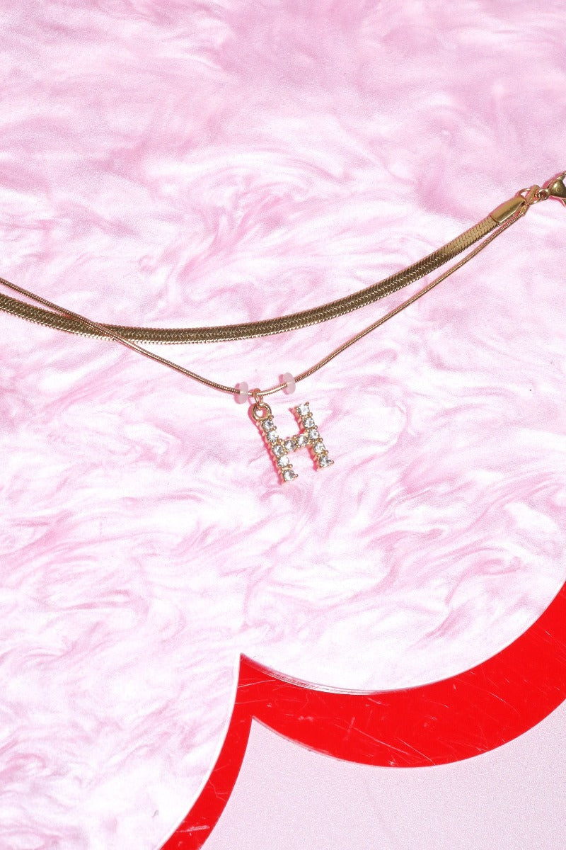 Diamond Charm Initial Bracelet Jewelry Mure + Grand H 