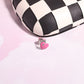 Double Heart Ear Cuff Earring mure + grand Cherry 
