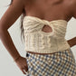 Emma Knit Twist Top Clothing Et Clet 