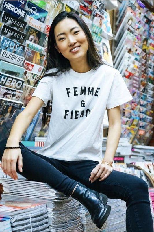 Femme & Fierce T-Shirt, t-shirt - Mulberry & Grand