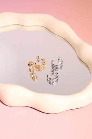 Finn Chain Link Hoop Earrings