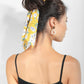 Floral Print Scarf Scrunchie