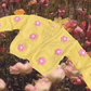 Flowers Follow the Sun Puff Cardigan Sweater Mure + Grand 