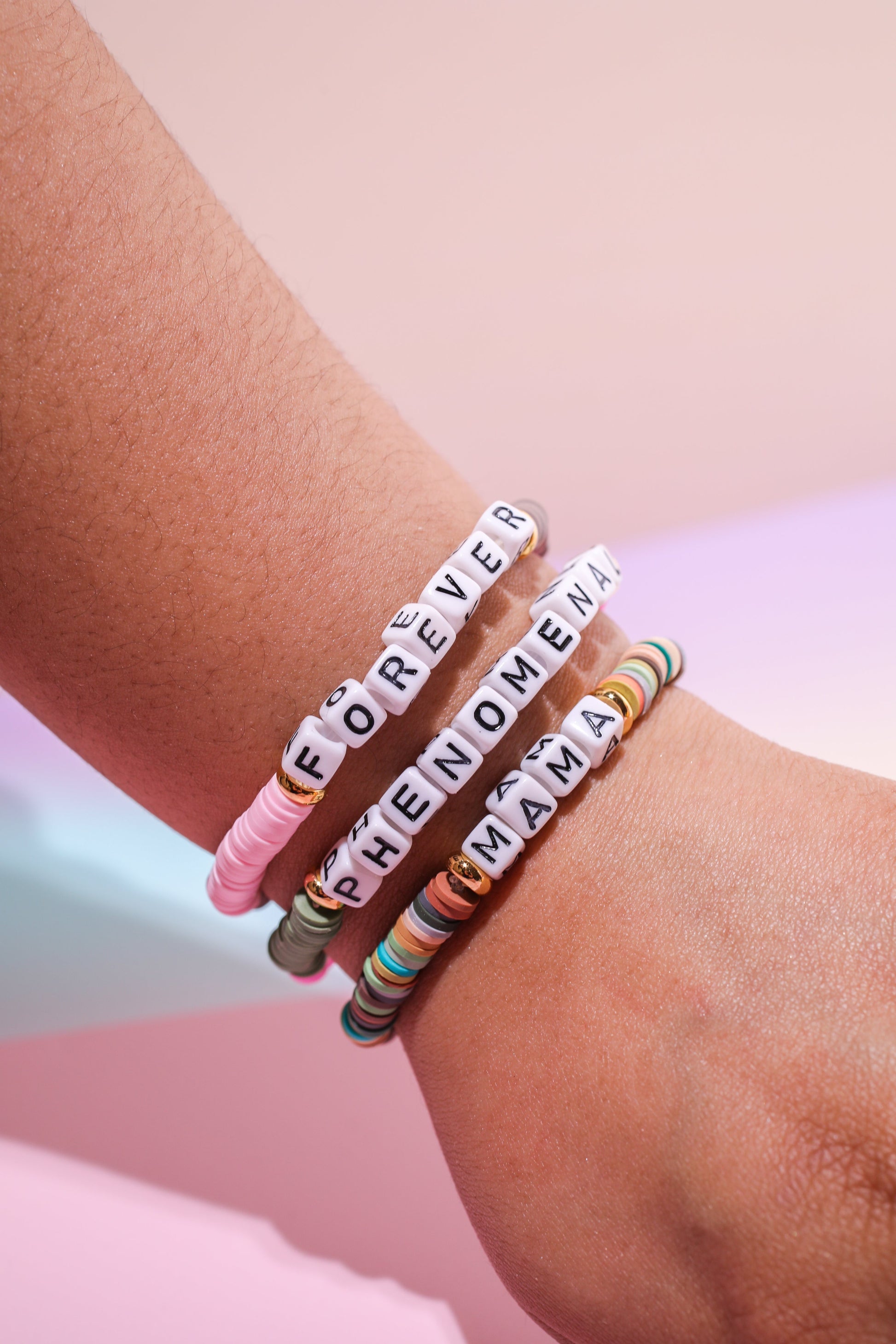 Forever Inspirational Beaded Bracelet Bracelet Mure + Grand 