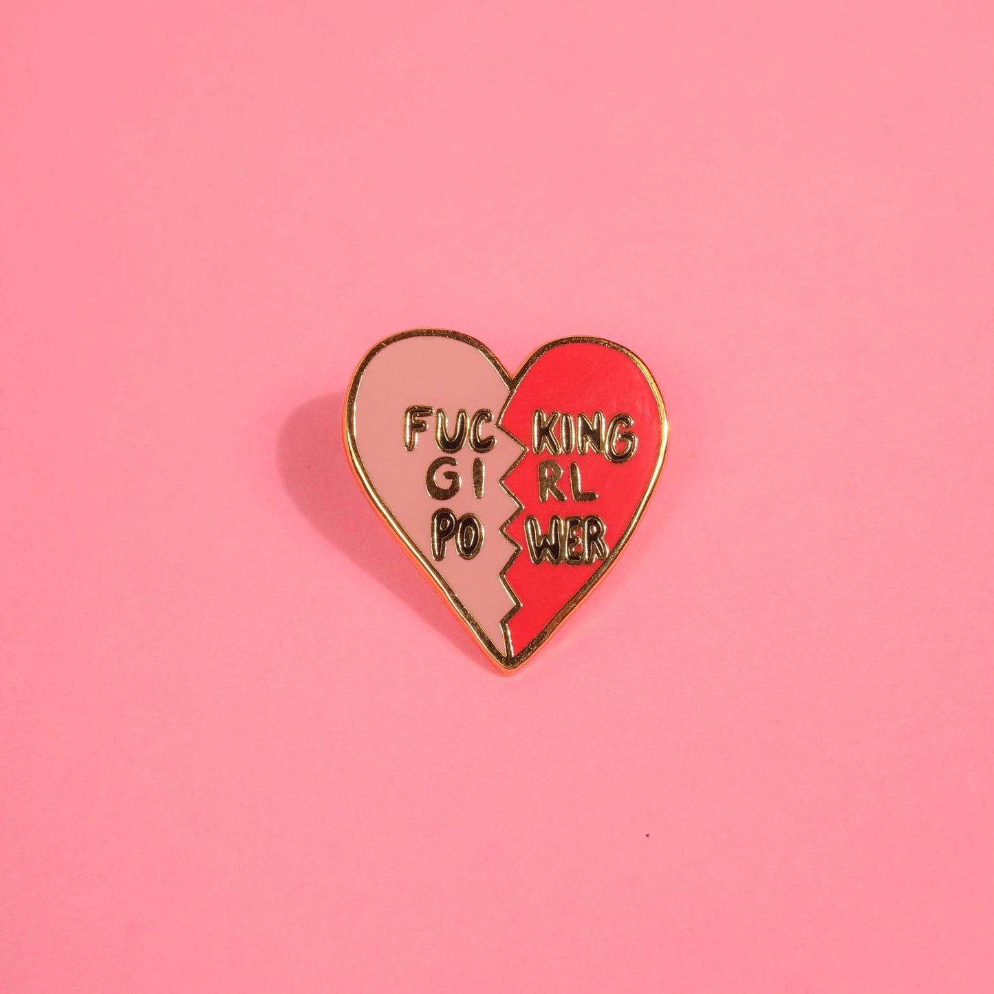 Fucking Girl Power Enamel Pin Enamel Pin Patches & Pins 